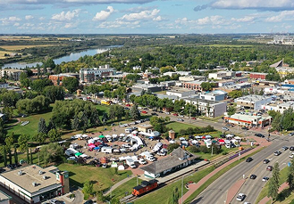 Fort Saskatchewan city view